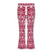 Zijden broek Dolce & Gabbana , Multicolor , Dames