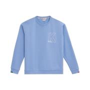 Big K Sweater Lifestyle Katoen Sweat Kickers , Blue , Heren