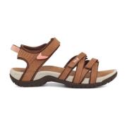 Flat Sandals Teva , Brown , Dames