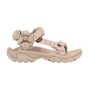 Flat Sandals Teva , Beige , Dames