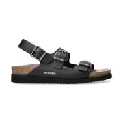 Flat Sandals Mephisto , Black , Dames