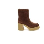 Celest Leren Laarzen Kickers , Brown , Dames