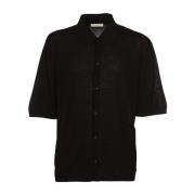 Zwarte T-shirts en Polos Lemaire , Black , Heren