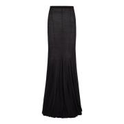 Jenna, zwarte maagdelijke wollen rok Cortana , Black , Dames