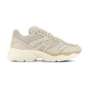 Klassieke Traditionele Sneakers Hogan , Beige , Dames