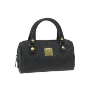 Pre-owned Canvas handbags MCM Pre-owned , Black , Dames