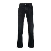 Super Slim Fit Jeans Jacob Cohën , Black , Heren