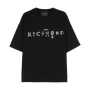 T-Shirts John Richmond , Black , Heren
