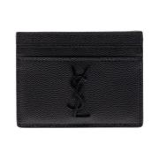 Card Holder Saint Laurent , Black , Heren