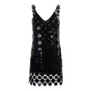 Short Dresses Paco Rabanne , Black , Dames