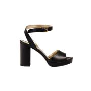 Zwarte platform sandaal Ines De La Fressange Paris , Black , Dames