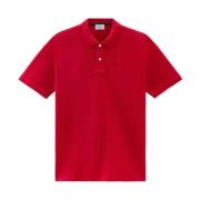 Polo Shirts Woolrich , Red , Heren