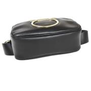 Pre-owned Leather crossbody-bags Salvatore Ferragamo Pre-owned , Black...
