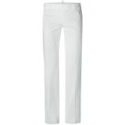 Straight Trousers Dsquared2 , White , Dames