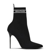 Skye gebreide enkellaarzen Balmain , Black , Dames