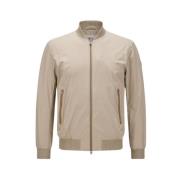 Tijdloze Stretch Bomberjack Woolrich , Beige , Heren