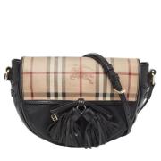 Pre-owned Leather crossbody-bags Burberry Vintage , Multicolor , Dames