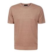 T-Shirts Roberto Collina , Pink , Heren