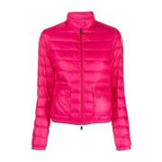 Down Jackets Moncler , Pink , Dames