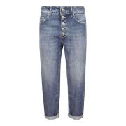 Cropped Jeans Dondup , Blue , Dames