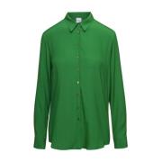Shirts Plain Units , Green , Dames