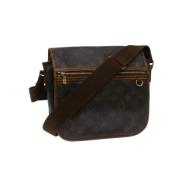 Pre-owned Canvas louis-vuitton-bags Louis Vuitton Vintage , Brown , Da...