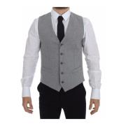 Suit Vests Dolce & Gabbana , Gray , Heren