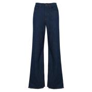 Wide Trousers Re-Hash , Blue , Dames