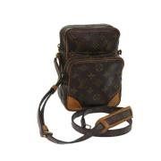 Pre-owned Canvas louis-vuitton-bags Louis Vuitton Vintage , Brown , Da...