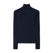 Turtlenecks Off White , Blue , Dames