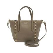 Pre-owned Leather handbags Jimmy Choo Pre-owned , Gray , Dames
