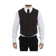 Suit Vests Dolce & Gabbana , Brown , Heren