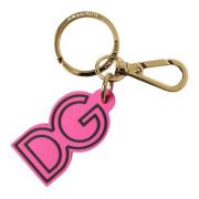 Elegante Gouden en Roze Sleutelhanger Dolce & Gabbana , Multicolor , U...