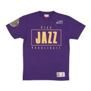 Vintage NBA Team OG 2.0 Logo Tee Mitchell & Ness , Purple , Heren