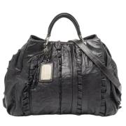 Pre-owned Leather handbags Dolce & Gabbana Pre-owned , Black , Dames