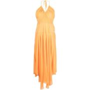 Midi Dresses Dkny , Orange , Dames