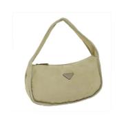 Pre-owned Nylon prada-bags Prada Vintage , Beige , Dames