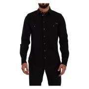 Casual Shirts Dolce & Gabbana , Black , Heren