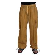 Wide Trousers Dolce & Gabbana , Brown , Heren