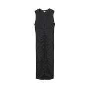 Gedrapeerde Midi Jurk Patrizia Pepe , Black , Dames