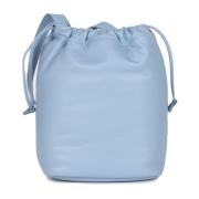 Hemelsblauwe Bucket Bag met Verstelbaar Koord Douuod Woman , Blue , Da...