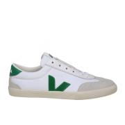 Canvas Sneakers Wit/Groen Veja , White , Heren