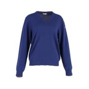 Pre-owned Cotton tops Moncler Pre-owned , Blue , Dames