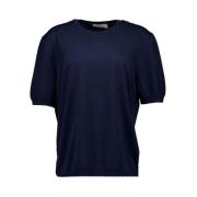 Donkerblauwe T-shirts Gran Sasso , Blue , Heren