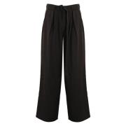 Hoge taille wollen broek Louis Gabriel Nouchi , Black , Heren