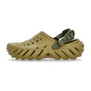Aloe Echo Clog Streetwear Crocs , Green , Heren