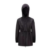 Lichtgewicht Hooded Jacket Waterafstotend Moncler , Black , Dames