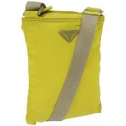 Pre-owned Fabric prada-bags Prada Vintage , Yellow , Dames