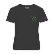 Zwarte T-shirts en Polos MC2 Saint Barth , Black , Dames
