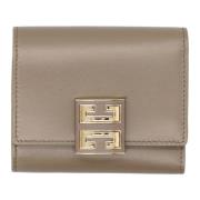 Taupe 4G Trifold Portemonnee Accessoires Givenchy , Brown , Dames